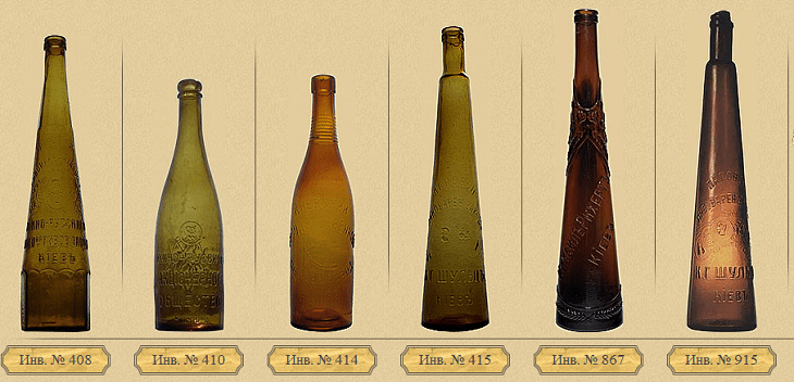 Оригинальные пивные бутылки.